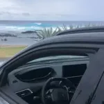 Voiture face plage ok